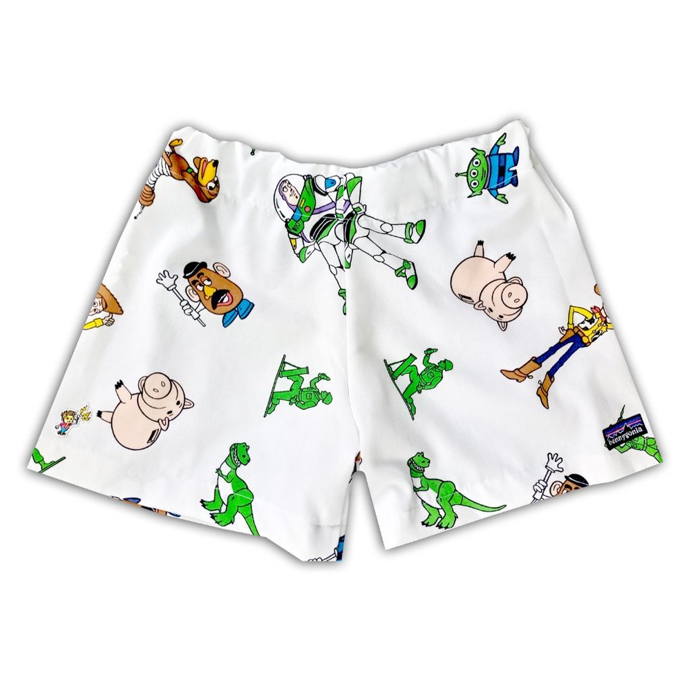 Vintage 1995 Toy Story Woody Buzz Lightyear Custom Reworked Bennygonia Shorts - Picture 1 of 6